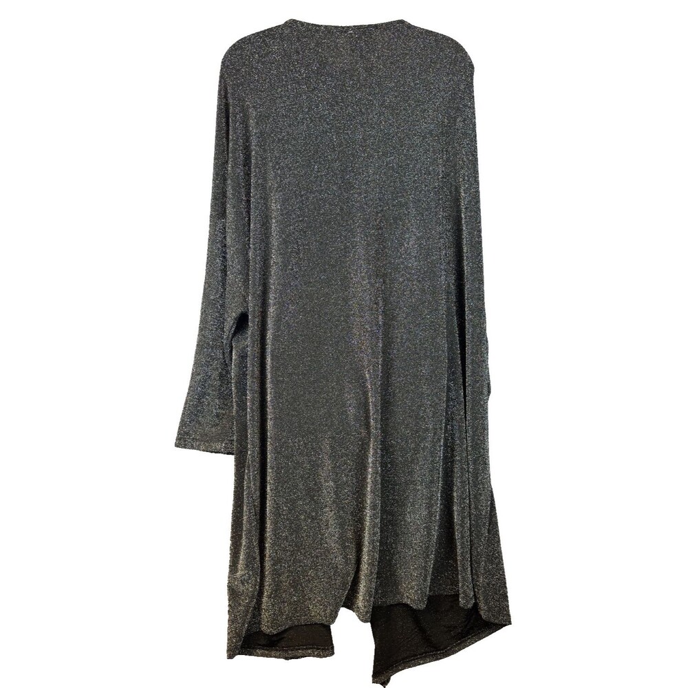 Hayden Black & Silver Shimmer Duster | 2X | New with Tags - Picture 12 of 16